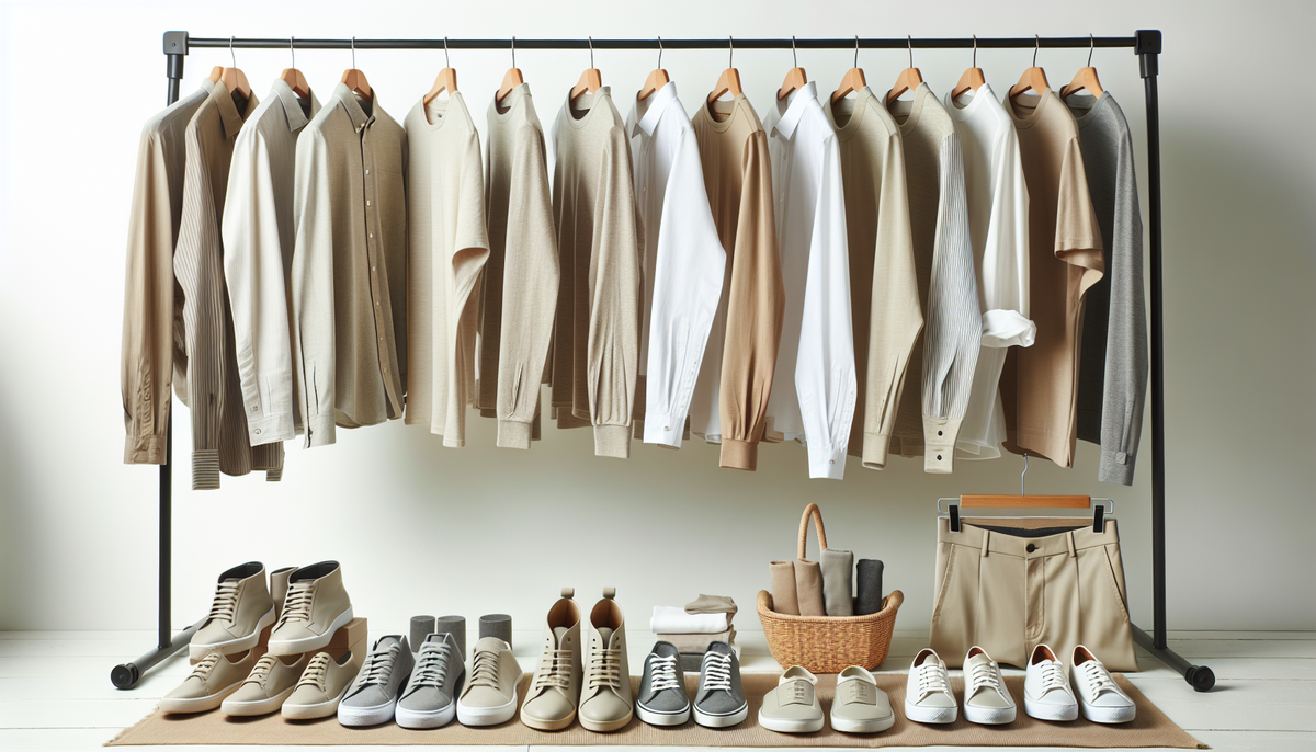 "Créez la Garde-Robe Capsule Unisexe Parfaite : Minimalisme et Style Intemporel"