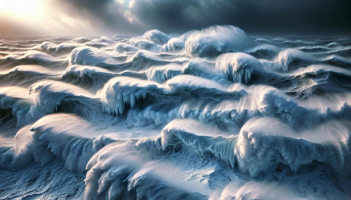 "Les Tempêtes Hivernales : Découvrez et Appréciez la Puissance Fascinante de la Mer en Hiver"