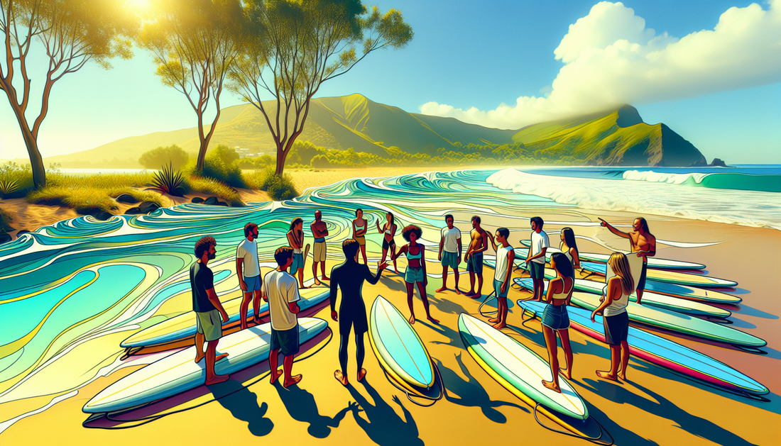 "Initiation au Surf Écoresponsable : Top Conseils et Pratiques Durables pour Surfer en Harmonie avec la Nature"